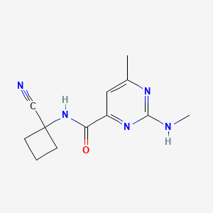 N-(1-Cyanocyclobutyl)-6-methyl-2-(methylamino)pyrimidine-4-carboxamide