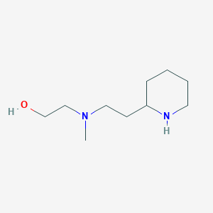 molecular formula C10H22N2O B3011273 2-{Methyl[2-(piperidin-2-yl)ethyl]amino}ethan-1-ol CAS No. 71309-90-5