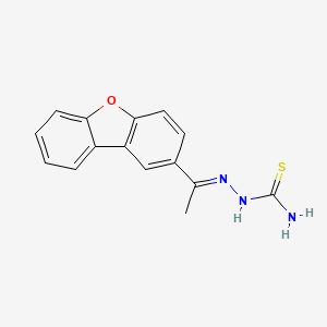 [(E)-1-Dibenzofuran-2-ylethylideneamino]thiourea