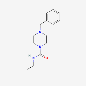 molecular formula C15H23N3O B3011311 4-苄基-N-丙基哌嗪-1-甲酰胺 CAS No. 609360-49-8