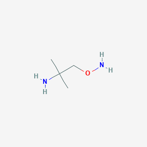 molecular formula C4H12N2O B3011364 O-(2-amino-2-methylpropyl)hydroxylamine CAS No. 953844-73-0