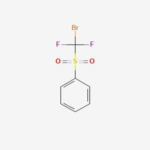 molecular formula C7H5BrF2O2S B3011387 Bromodifluoromethanesulfonylbenzene CAS No. 80351-58-2