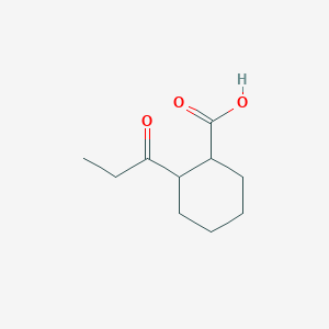 molecular formula C10H16O3 B3011412 2-Propanoylcyclohexanecarboxylic acid CAS No. 148029-01-0