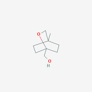 molecular formula C9H16O2 B3011441 (4-甲基-2-氧杂双环[2.2.2]辛烷-1-基)甲醇 CAS No. 2248335-36-4