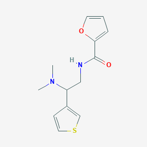 molecular formula C13H16N2O2S B3011448 N-(2-(dimethylamino)-2-(thiophen-3-yl)ethyl)furan-2-carboxamide CAS No. 946373-52-0