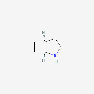 molecular formula C6H11N B3011480 (1S,5S)-2-Azabicyclo[3.2.0]heptane CAS No. 1354422-01-7