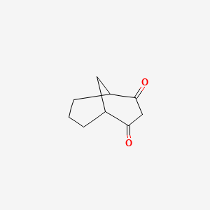 molecular formula C9H12O2 B3011498 双环[3.3.1]壬烷-2,4-二酮 CAS No. 98442-42-3