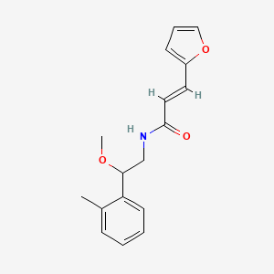 (E)-3-(furan-2-yl)-N-(2-methoxy-2-(o-tolyl)ethyl)acrylamide