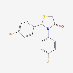 2,3-Bis(4-bromophenyl)-1,3-thiazolidin-4-one