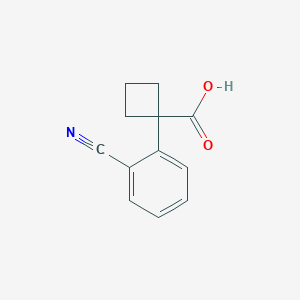 1-(2-Cyanophenyl)cyclobutane-1-carboxylic acid