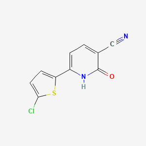 6-(5-Chlorothiophen-2-yl)-2-hydroxypyridine-3-carbonitrile