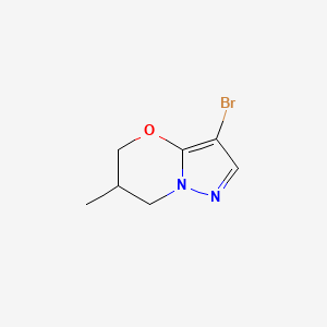 3-Bromo-6-methyl-6,7-dihydro-5H-pyrazolo[5,1-b][1,3]oxazine