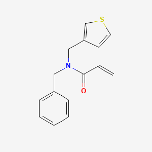 N-Benzyl-N-(thiophen-3-ylmethyl)prop-2-enamide