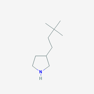 3-(3,3-Dimethylbutyl)pyrrolidine