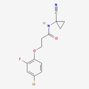3-(4-bromo-2-fluorophenoxy)-N-(1-cyanocyclopropyl)propanamide