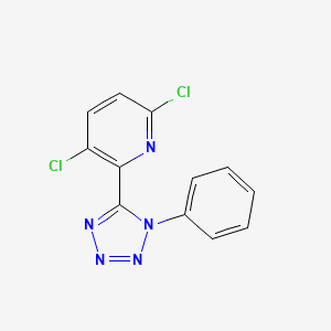3,6-dichloro-2-(1-phenyl-1H-tetrazol-5-yl)pyridine