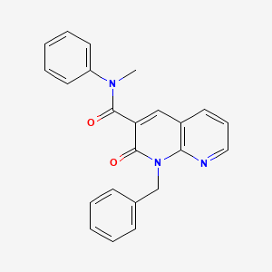 1-benzyl-N-methyl-2-oxo-N-phenyl-1,2-dihydro-1,8-naphthyridine-3-carboxamide