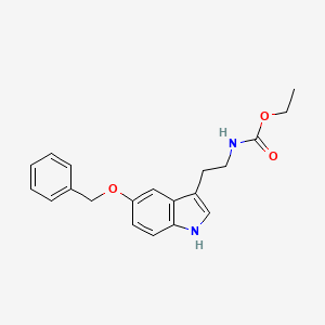 ethyl {2-[5-(benzyloxy)-1H-indol-3-yl]ethyl}carbamate