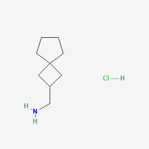 Spiro[3.4]octan-2-ylmethanamine;hydrochloride