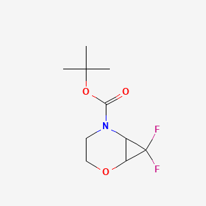 tert-Butyl 7,7-difluoro-2-oxa-5-azabicyclo[4.1.0]heptane-5-carboxylate