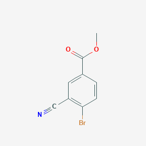 molecular formula C9H6BrNO2 B3011636 Methyl 4-bromo-3-cyanobenzoate CAS No. 1232424-44-0