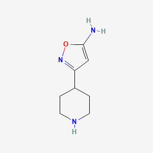3-(4-Piperidyl)-5-isoxazolamine