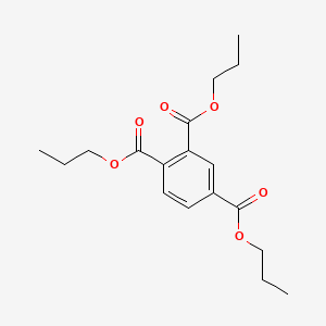 molecular formula C18H24O6 B3011693 Tripropyl benzene-1,2,4-tricarboxylate CAS No. 1528-53-6; 1528-54-7
