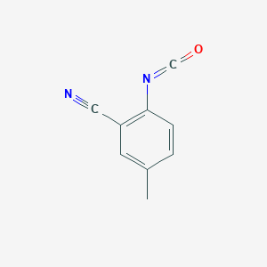 molecular formula C9H6N2O B3011695 2-Isocyanato-5-methylbenzonitrile CAS No. 926225-60-7