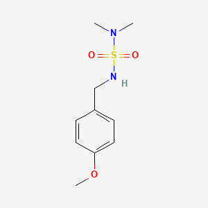 {[(4-Methoxyphenyl)methyl]sulfamoyl}dimethylamine