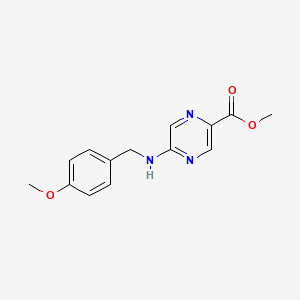 Methyl 5-((4-methoxybenzyl)amino)pyrazine-2-carboxylate