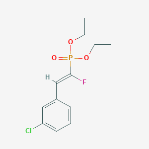 diethyl (Z)-(2-(3-chlorophenyl)-1-fluorovinyl)phosphonate