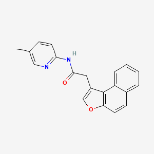 N-(5-methylpyridin-2-yl)-2-(naphtho[2,1-b]furan-1-yl)acetamide