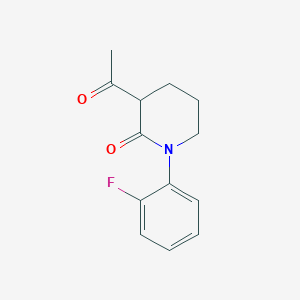 3-Acetyl-1-(2-fluorophenyl)piperidin-2-one