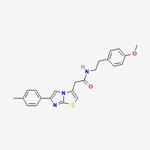 N-(4-methoxyphenethyl)-2-(6-(p-tolyl)imidazo[2,1-b]thiazol-3-yl)acetamide