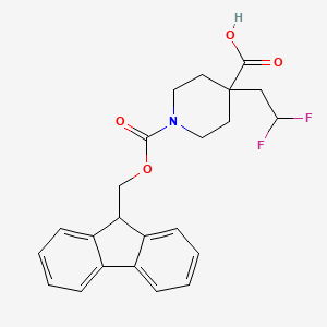 4-(2,2-difluoroethyl)-1-{[(9H-fluoren-9-yl)methoxy]carbonyl}piperidine-4-carboxylic acid