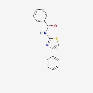 N-[4-(4-tert-butylphenyl)-1,3-thiazol-2-yl]benzamide