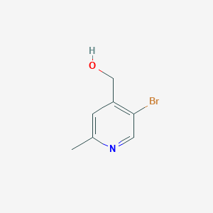 molecular formula C7H8BrNO B3011866 (5-溴-2-甲基吡啶-4-基)甲醇 CAS No. 1807259-37-5