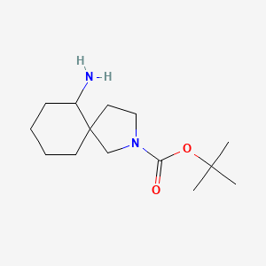 molecular formula C14H26N2O2 B3011871 2-Boc-2-azaspiro[4.5]decane-6-amine CAS No. 1363382-19-7; 1368225-13-1