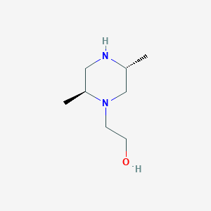 molecular formula C8H18N2O B3011892 2-[(2S,5R)-2,5-Dimethylpiperazin-1-yl]ethanol CAS No. 1268522-37-7