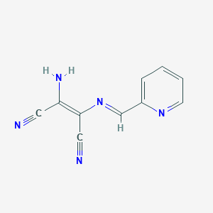2-Butenedinitrile, 2-amino-3-[(2-pyridinylmethylene)amino]-
