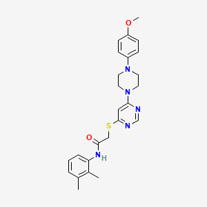 N-(2-ethylphenyl)-4-{[3-(4-methylphenyl)-3H-imidazo[4,5-b]pyridin-2-yl]methyl}piperazine-1-carboxamide