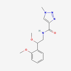 N-(2-methoxy-2-(2-methoxyphenyl)ethyl)-1-methyl-1H-1,2,3-triazole-4-carboxamide
