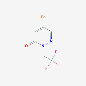 5-Bromo-2-(2,2,2-trifluoroethyl)pyridazin-3(2H)-one