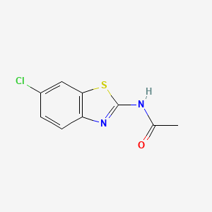 N-(6-chloro-1,3-benzothiazol-2-yl)acetamide