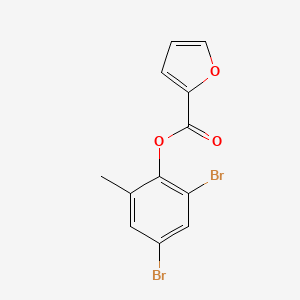 2,4-Dibromo-6-methylphenyl furan-2-carboxylate