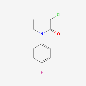 2-chloro-N-ethyl-N-(4-fluorophenyl)acetamide