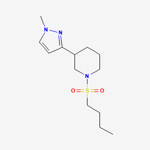1-(butylsulfonyl)-3-(1-methyl-1H-pyrazol-3-yl)piperidine