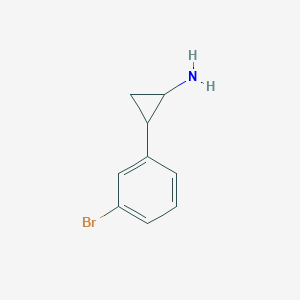 2-(3-Bromophenyl)cyclopropan-1-amine