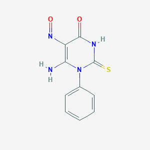 6-amino-5-nitroso-1-phenyl-2-thioxo-2,3-dihydropyrimidin-4(1H)-one