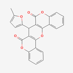 7-(5-methylfuran-2-yl)-6H-pyrano[3,2-c:5,6-c']dichromene-6,8(7H)-dione